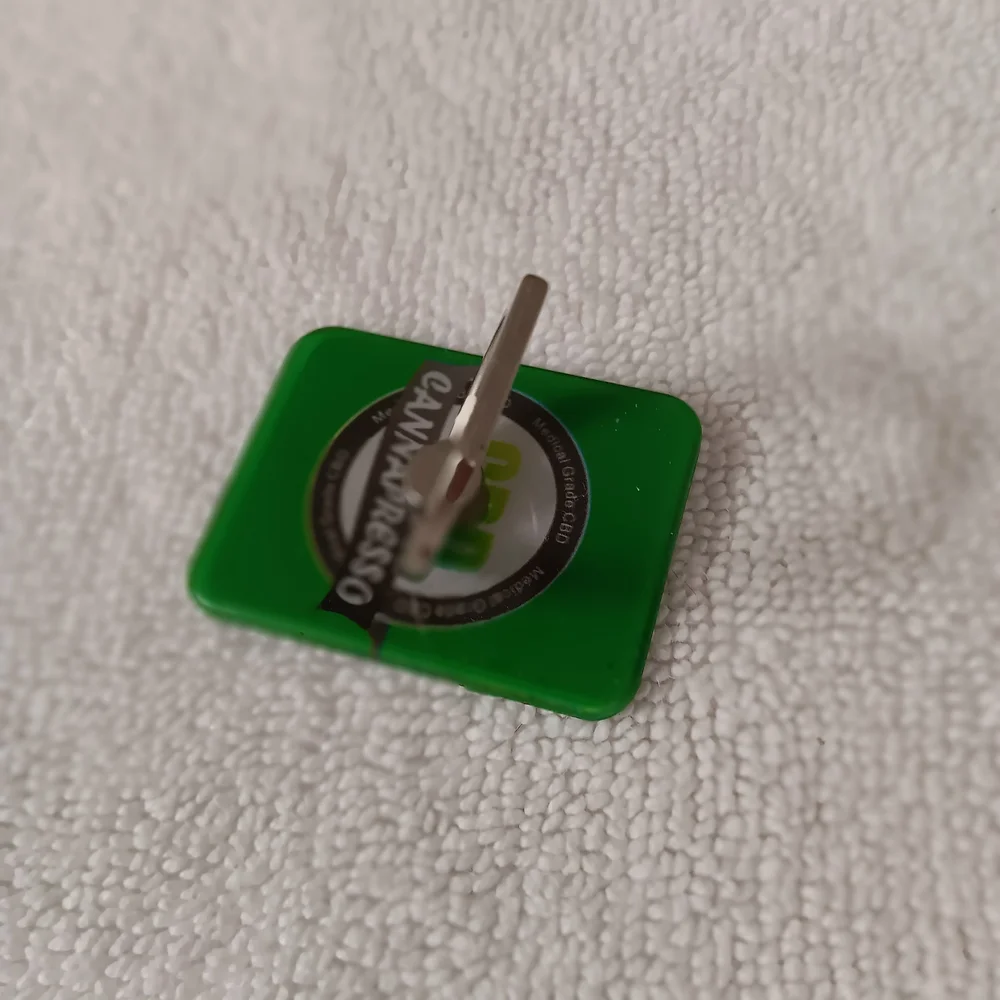Green Phone Ring Holder